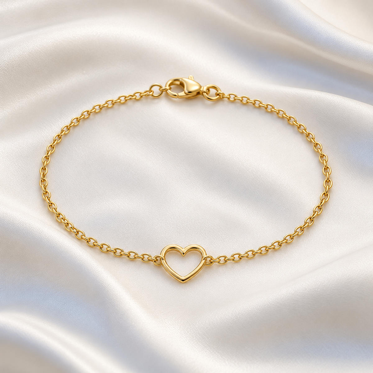 Luxe Diamonds Romy Heart Bracelet