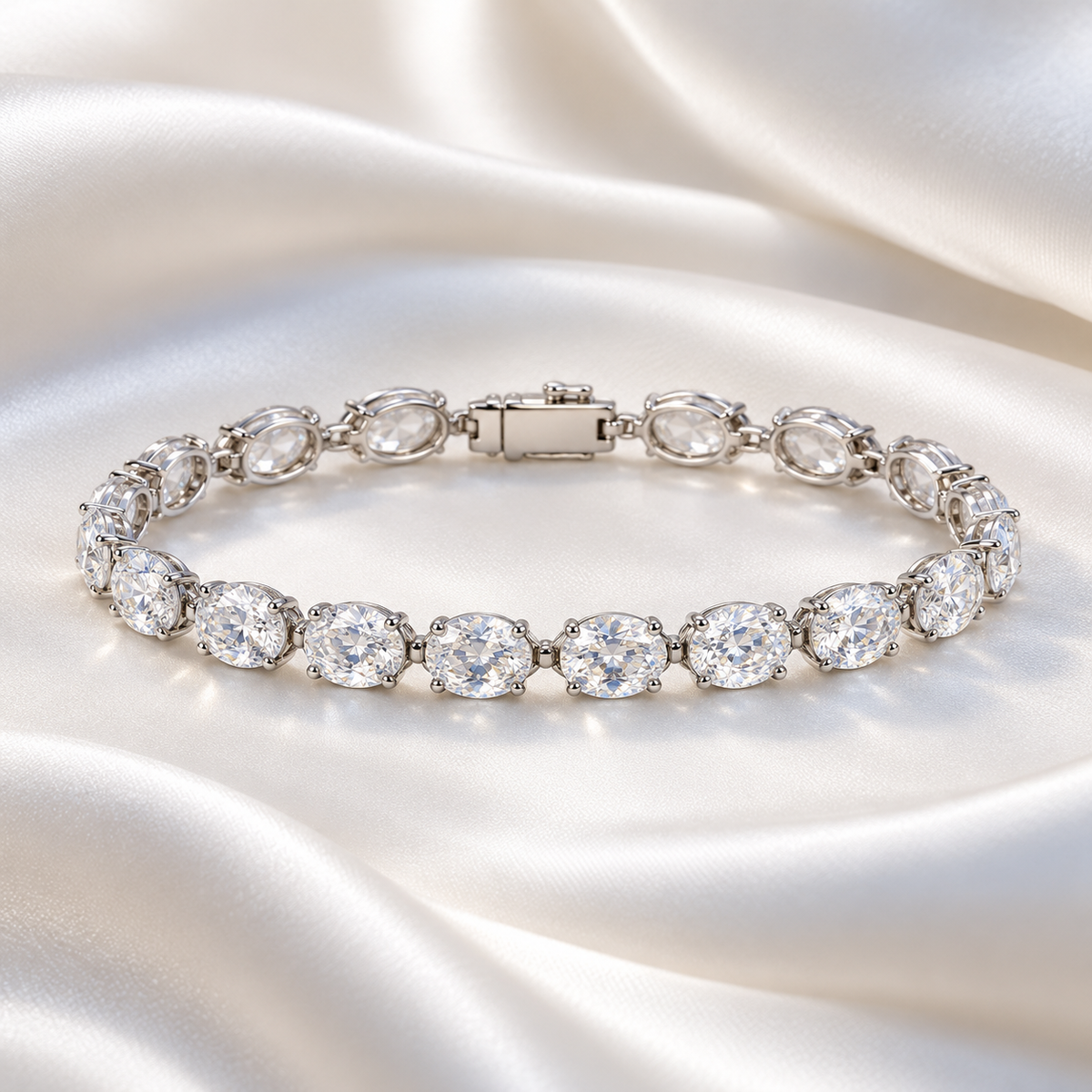 Luxe Diamonds Valentina Oval Bracelet