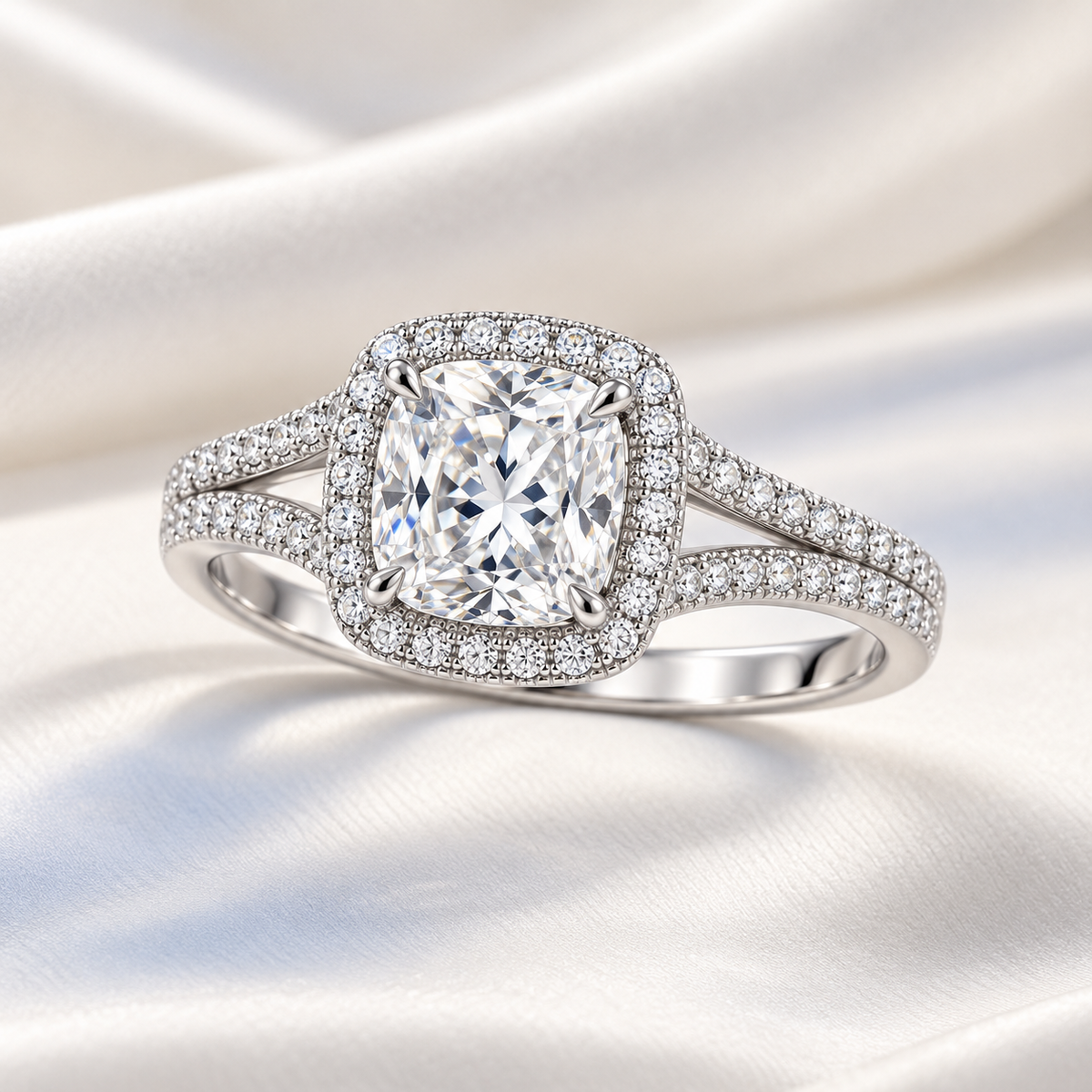 Luxe Diamonds Colette Cushion Ring