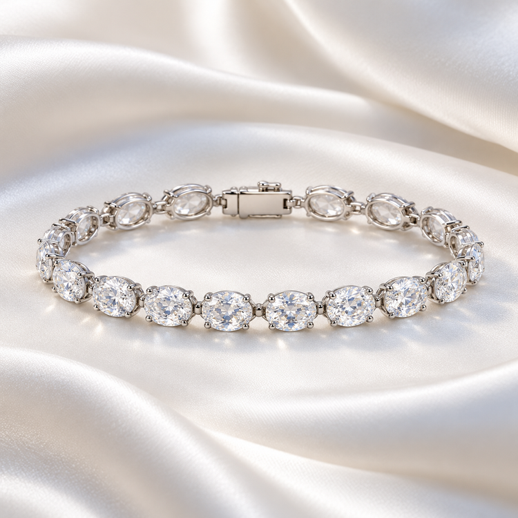 Luxe Diamonds Valentina Oval Bracelet